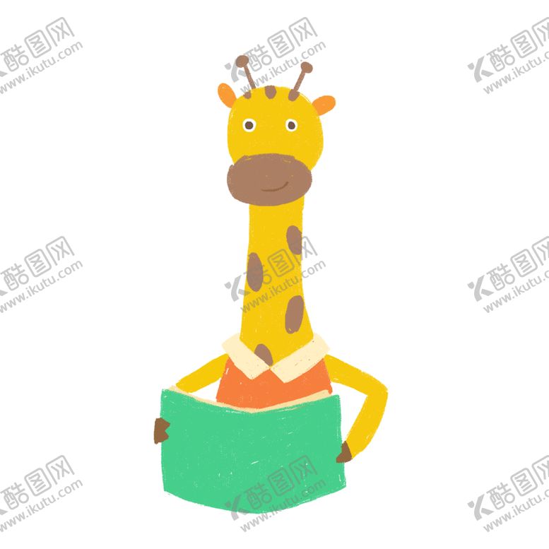 编号：98916405190722187194【酷图网】源文件下载-卡通长颈鹿