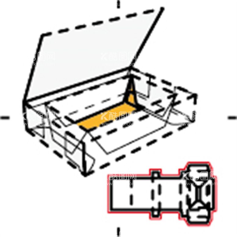 编号：75140609210019101739【酷图网】源文件下载-包装盒刀模图