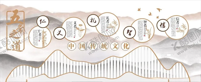 编号：61515702050216366316【酷图网】源文件下载-五常之道仁义礼智信