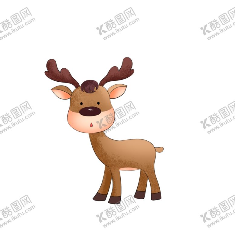 编号：30213009270300066813【酷图网】源文件下载-卡通鹿