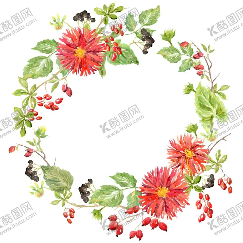 编号：73779810301722237644【酷图网】源文件下载-手绘花卉