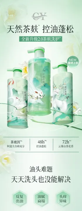护发洗发水详情页