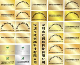 钛金牌模板