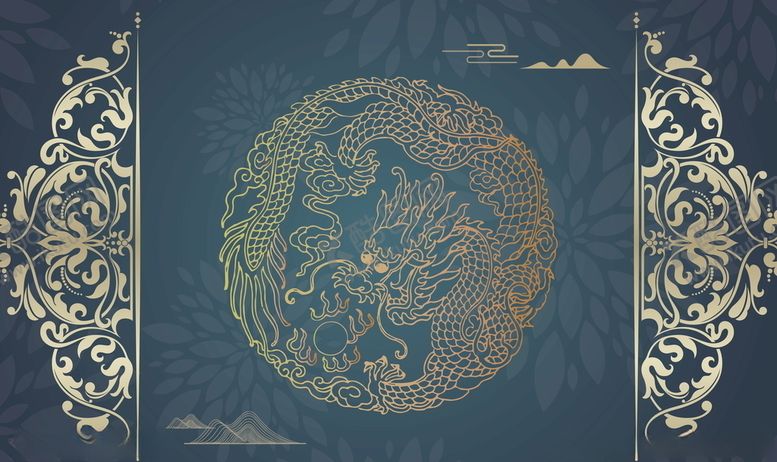 编号：63755409091344414940【酷图网】源文件下载-龙图案浮雕