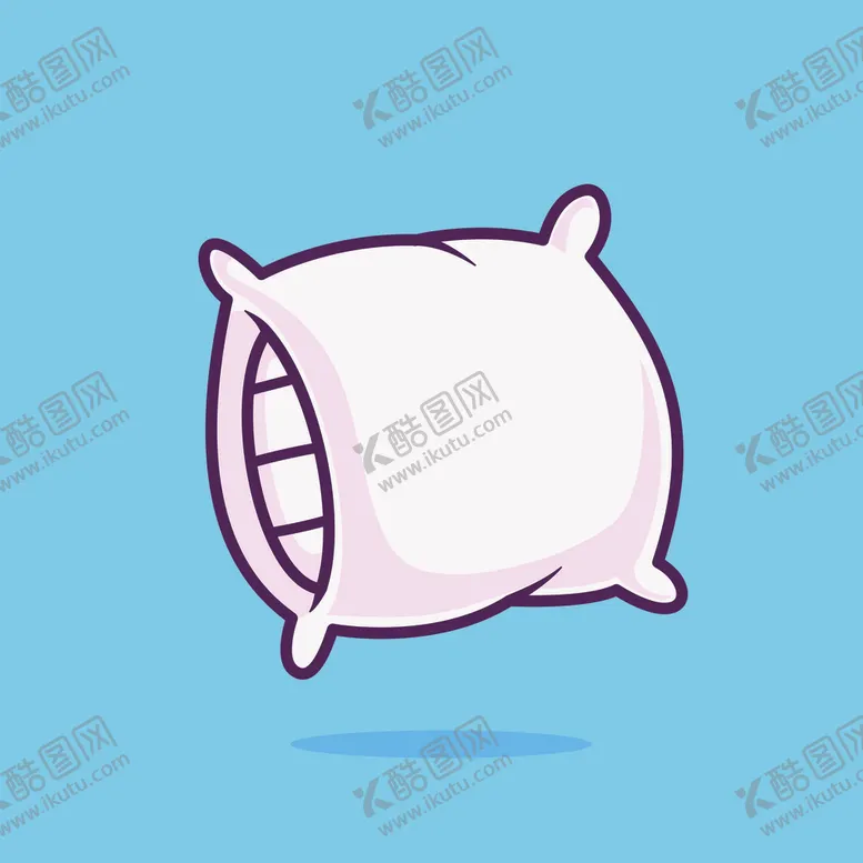 编号：76283902091331594356【酷图网】源文件下载-矢量卡通枕头