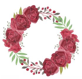 玫瑰边框