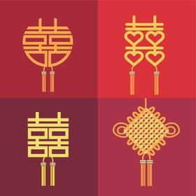 婚庆男女卡通形象设计