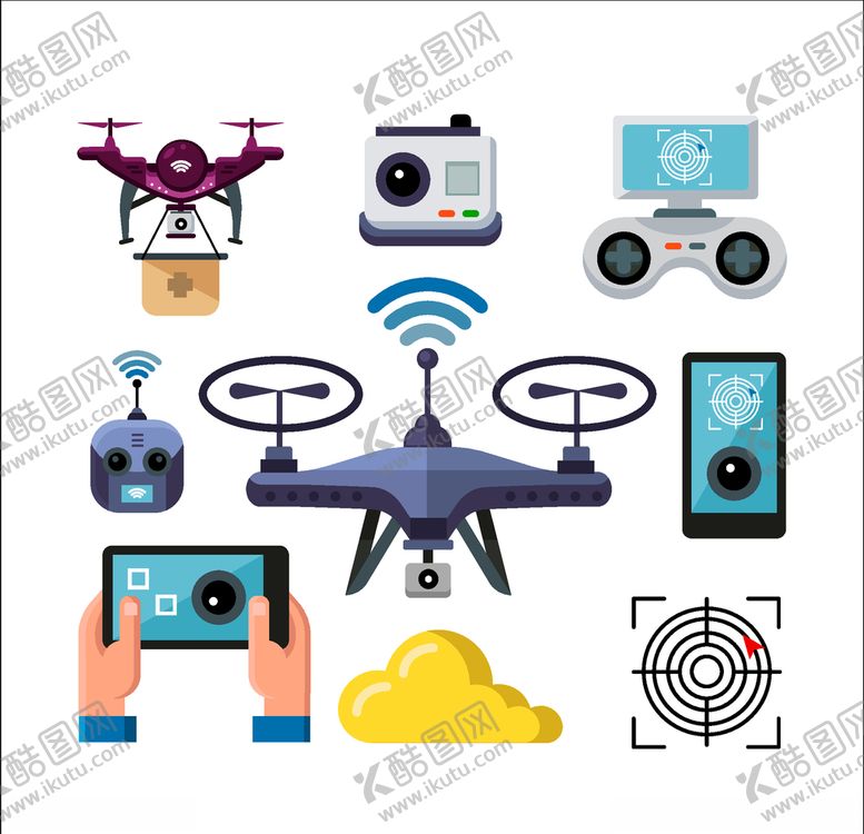 编号：72096710101841531363【酷图网】源文件下载-无人机