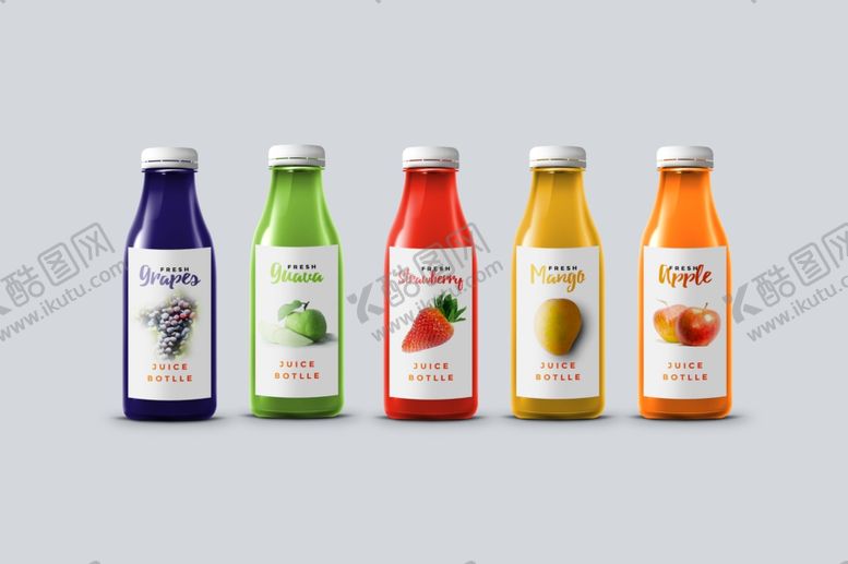 编号：20912209181840089670【酷图网】源文件下载-饮品果汁酒瓶包装瓶样机