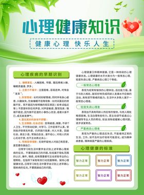 心理健康单页
