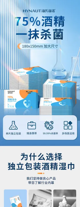 酒精湿巾包装展开图