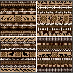 非洲部落风几何图案纹理