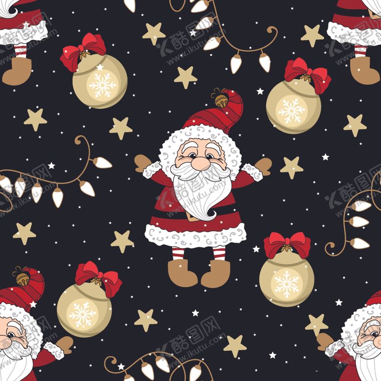 编号：43706210301157453767【酷图网】源文件下载-圣诞节满印数码印花大牌