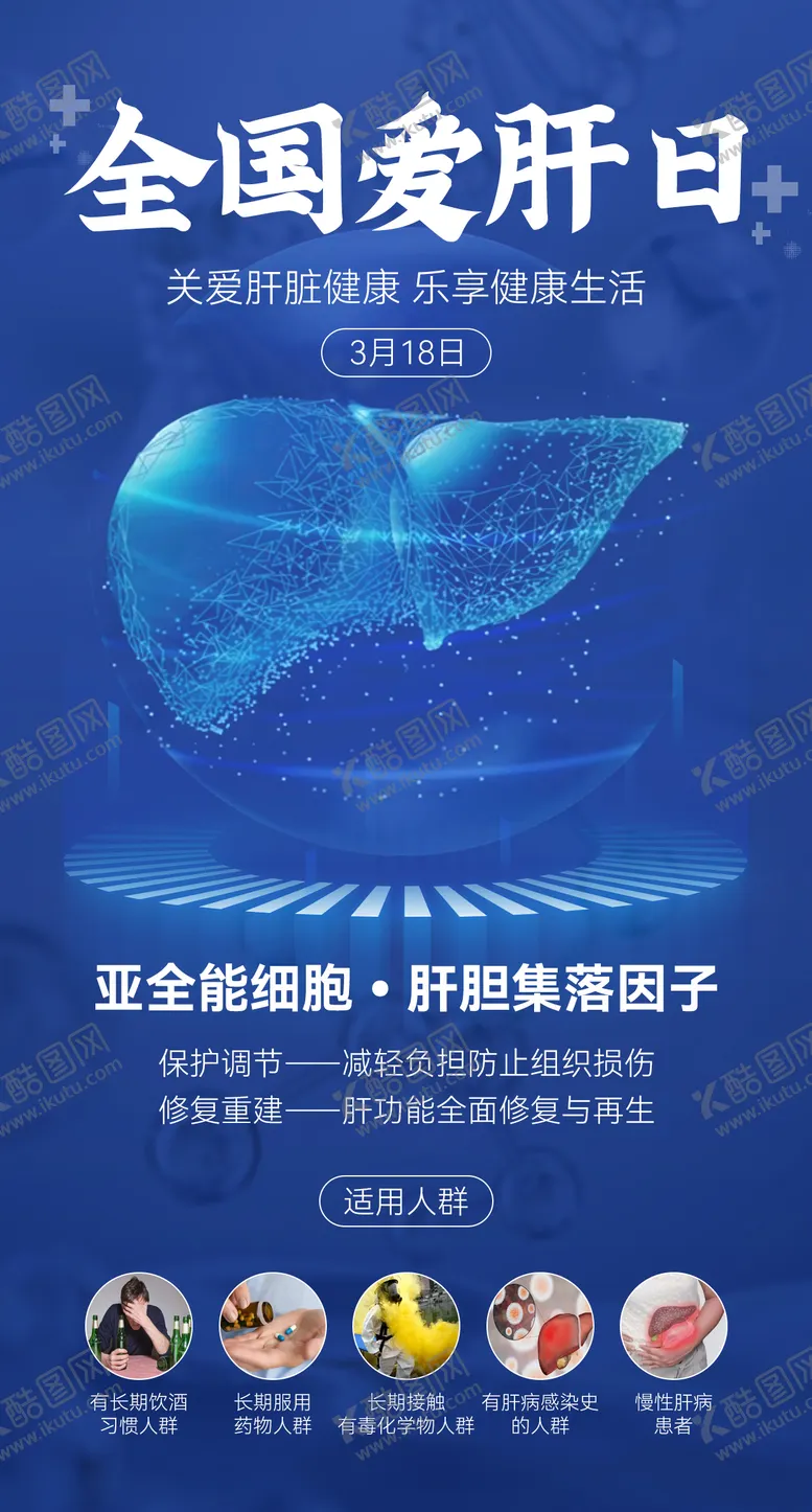 编号：22525103131917505103【酷图网】源文件下载-全国爱肝日简约海报