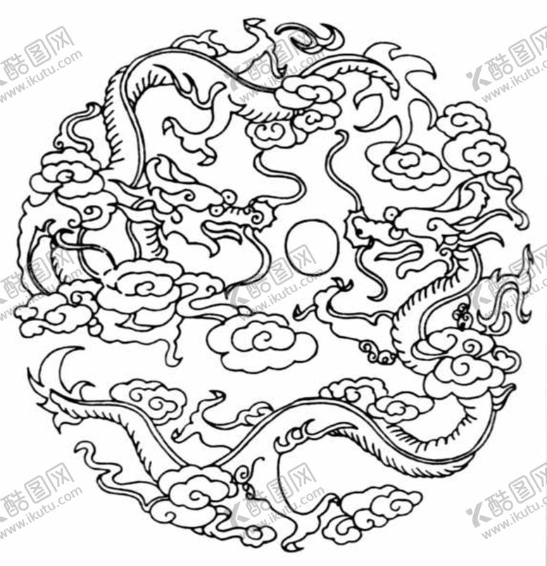 编号：71276705041836351363【酷图网】源文件下载-中式花边图案