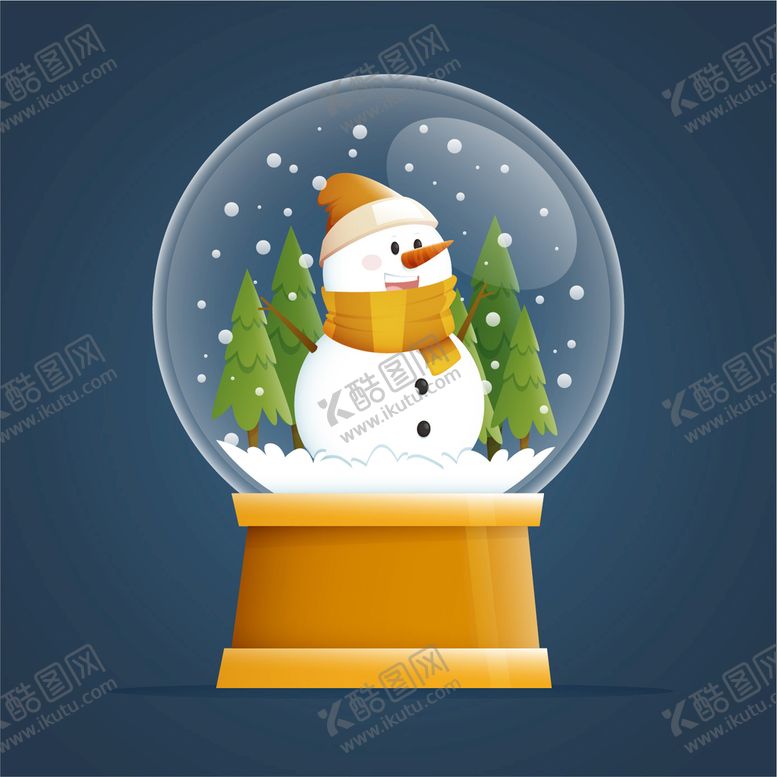 编号：34506209171530139857【酷图网】源文件下载-圣诞节水晶球