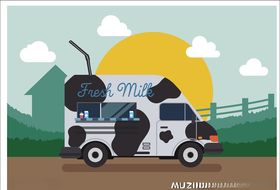 牛奶餐车