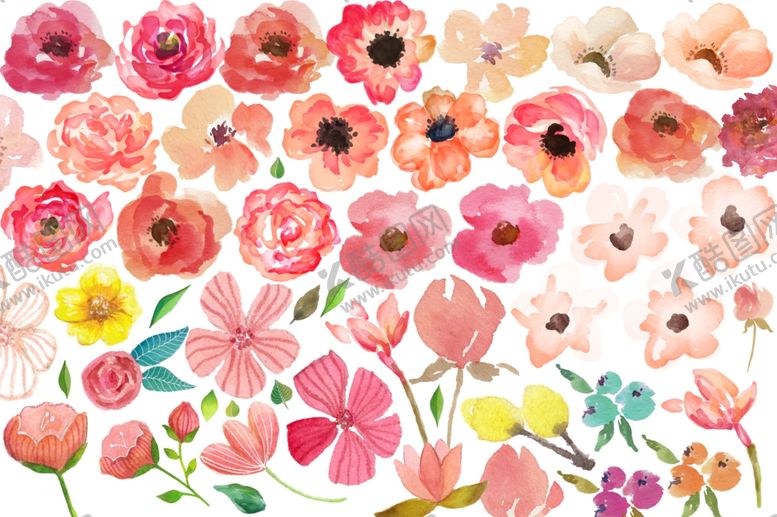 编号：99047111241250102791【酷图网】源文件下载-手绘花朵