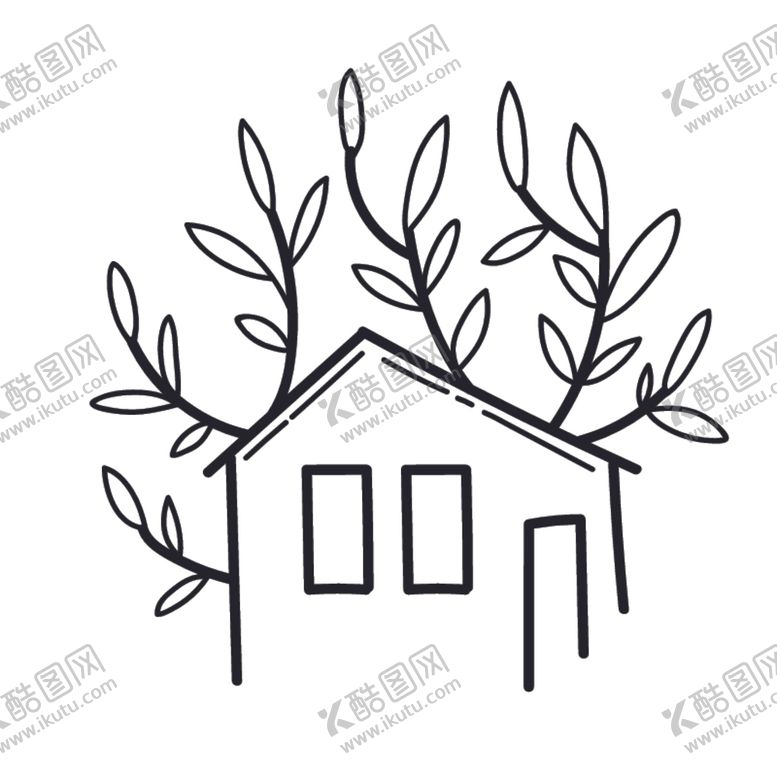 编号：98300909240901442437【酷图网】源文件下载-手绘植物