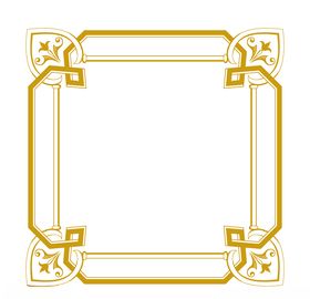 边框藤蔓分隔线欧式字画花