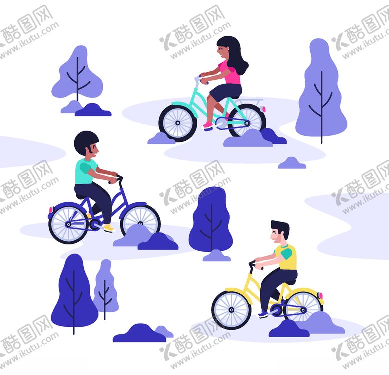 编号：88744405062102442925【酷图网】源文件下载-骑自行车