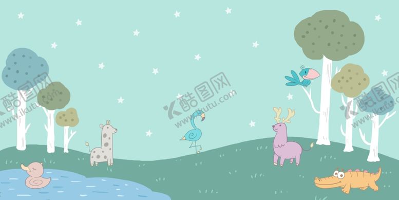 编号：19141710281903189736【酷图网】源文件下载-卡通风景