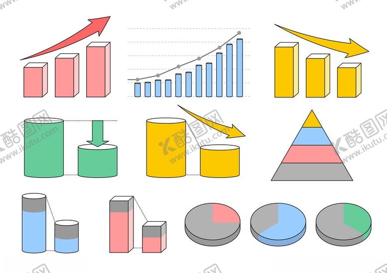 编号：62166511021011464162【酷图网】源文件下载-多样统计图表展示数据信息