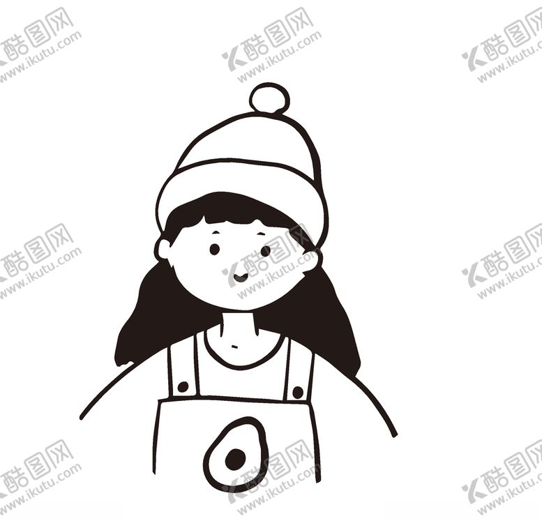 编号：52423805070826193725【酷图网】源文件下载-卡通女孩