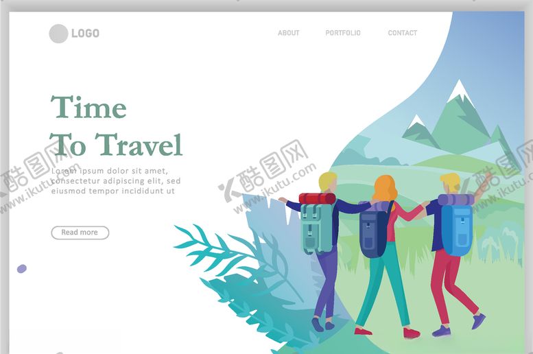 编号：66781609261902348088【酷图网】源文件下载-手绘人物插画