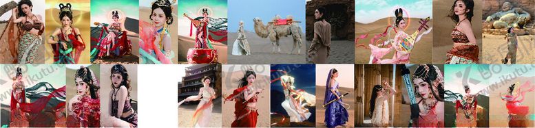 编号：91064509220650538441【酷图网】源文件下载-多彩旅拍人物集合