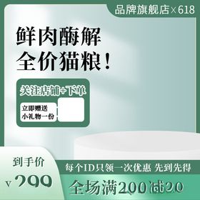 鲜肉全价猫粮电商直通车满减主图