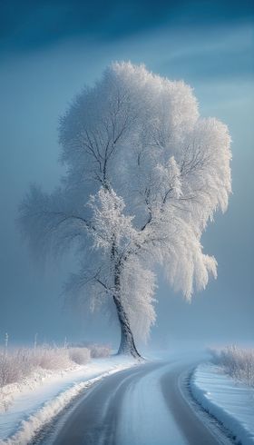 雾凇雪景