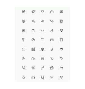 网页icon图标手机UI图标符