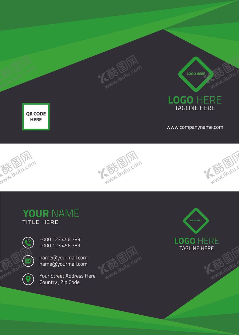 编号：73731909292024032759【酷图网】源文件下载-矢量名片模板