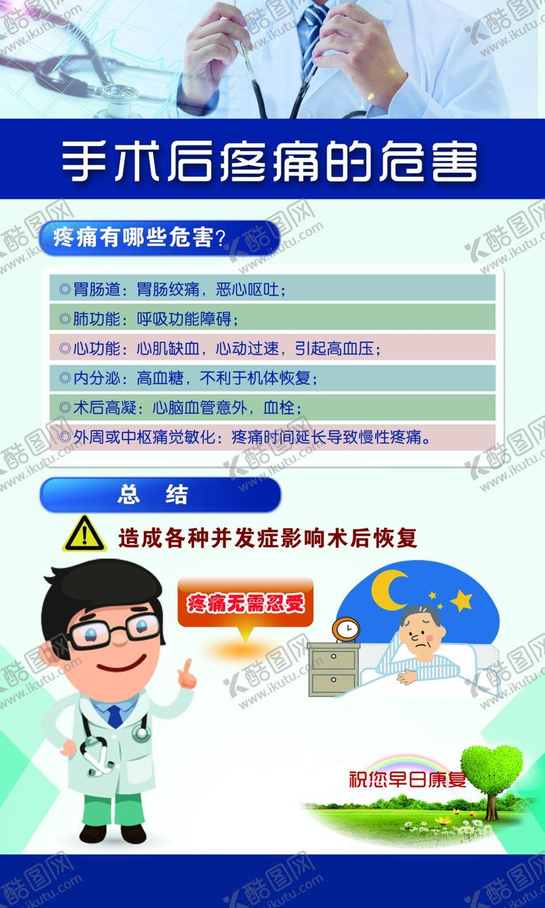 编号：97338109261242211335【酷图网】源文件下载-手术后疼痛的危害