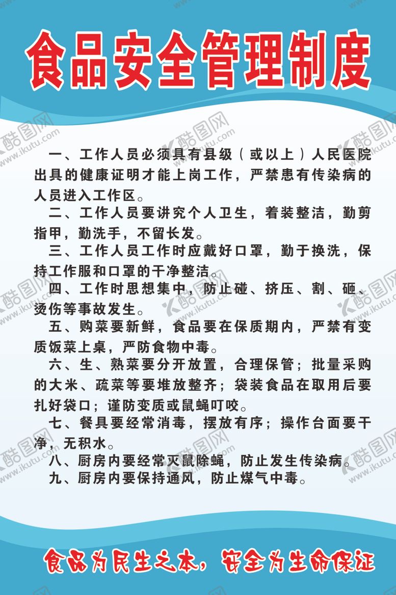 编号：22087510220002177326【酷图网】源文件下载-食品安全制度