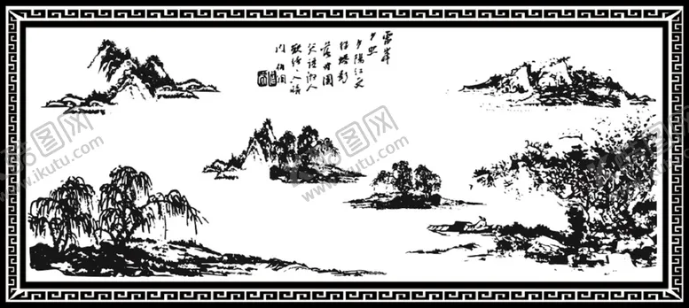 编号：55677702032347512324【酷图网】源文件下载-山水画