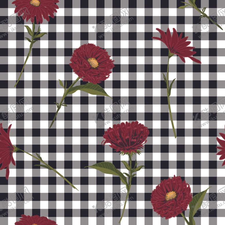 编号：65899210101851423671【酷图网】源文件下载-格子花