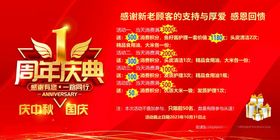 周年庆典活动宣传海报