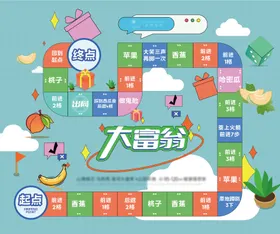 地产简约游戏贴大富翁