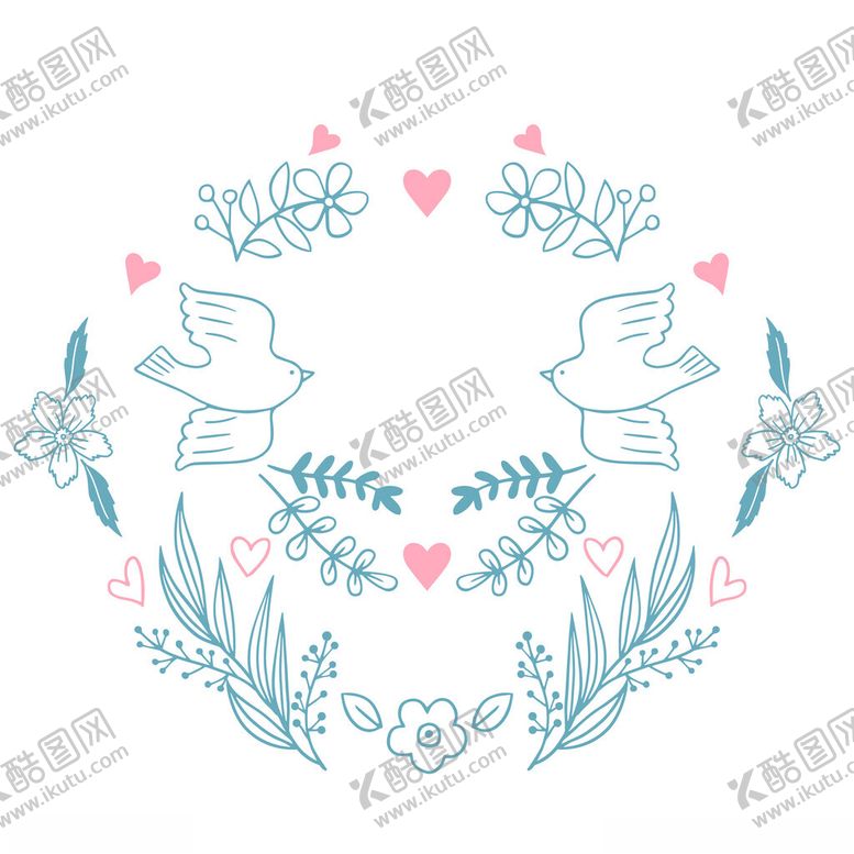 编号：15628001241316523596【酷图网】源文件下载-婚礼装饰图案