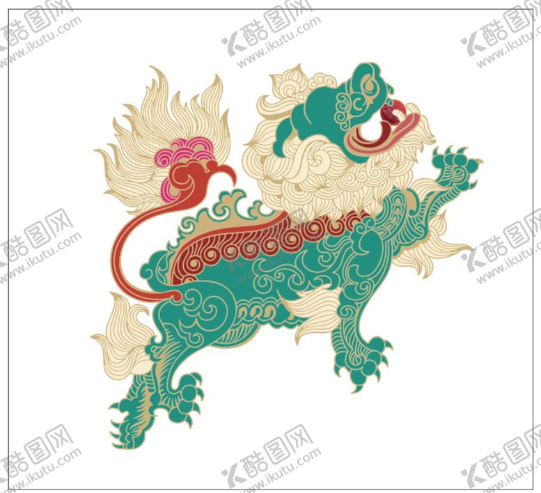 编号：06427309260541531592【酷图网】源文件下载-麒麟矢量文件