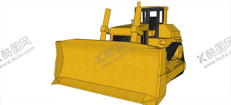 编号：29298009280840081314【酷图网】源文件下载-推土机模型