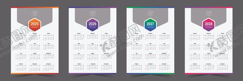 编号：66890901042039306963【酷图网】源文件下载-2026年历模板