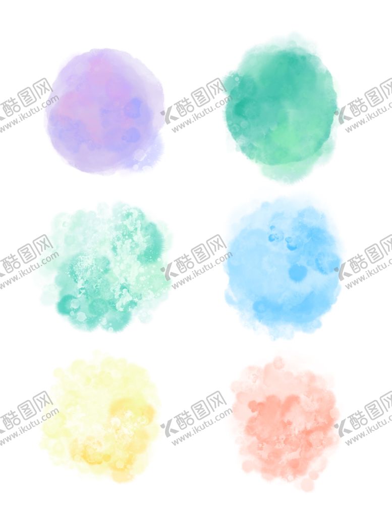 编号：73644006151313439813【酷图网】源文件下载-水彩笔墨元素创意墨迹