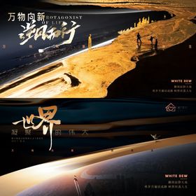 高端地产提案主画面海报展板