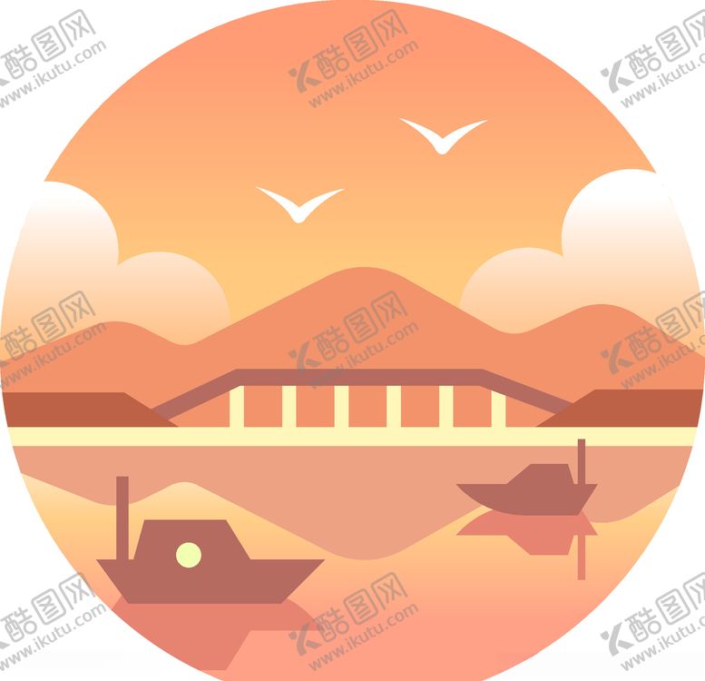 编号：16053010191052589412【酷图网】源文件下载-日落风景