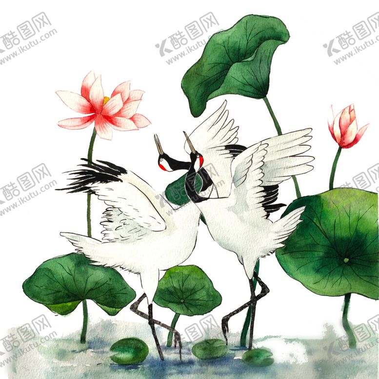 编号：78707803310907547308【酷图网】源文件下载-仙鹤元素
