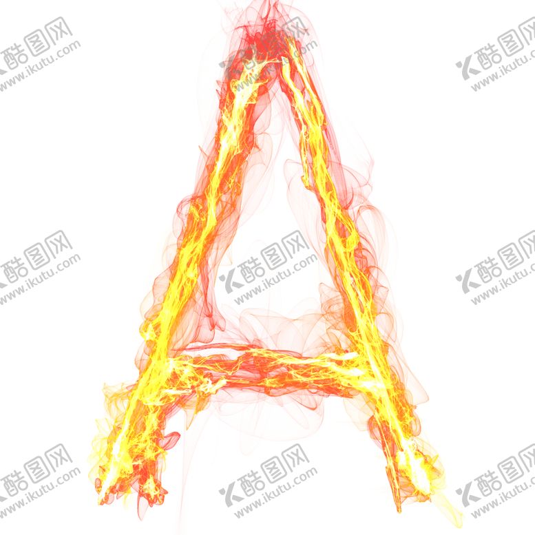 编号：76999410010047424448【酷图网】源文件下载-字母A火焰特效