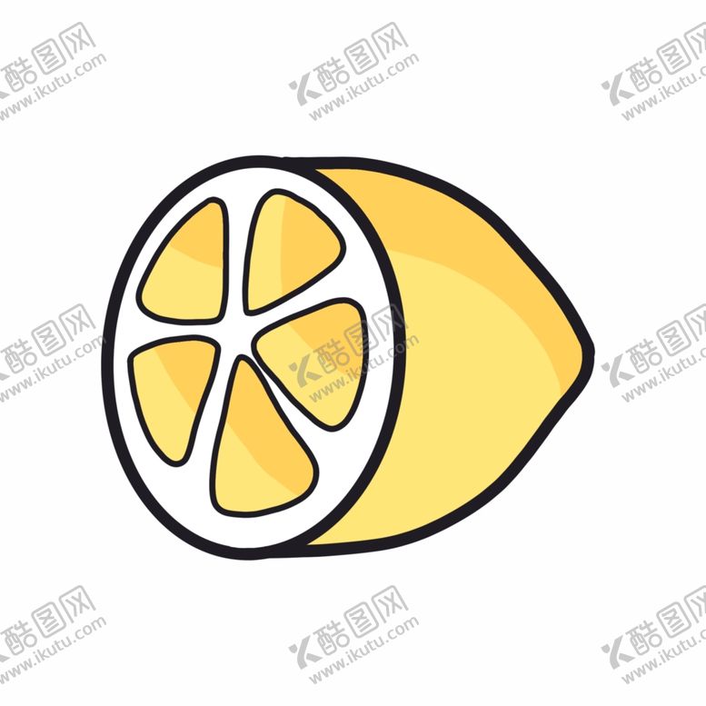 编号：38005001300726101213【酷图网】源文件下载-手绘柠檬插画